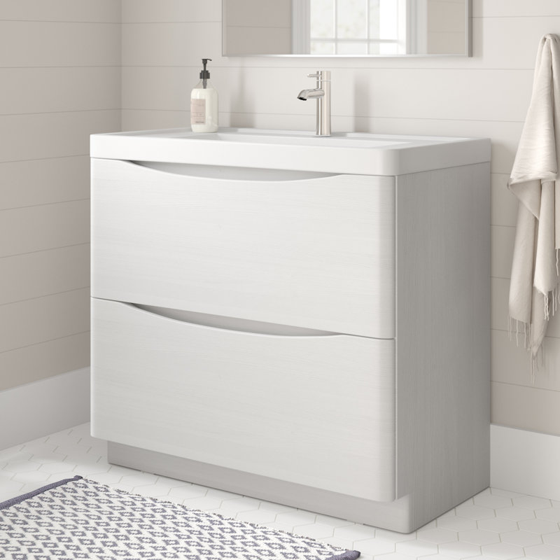 Brayden Studio Daves 900mm Freestanding Vanity Unit Wayfair.co.uk